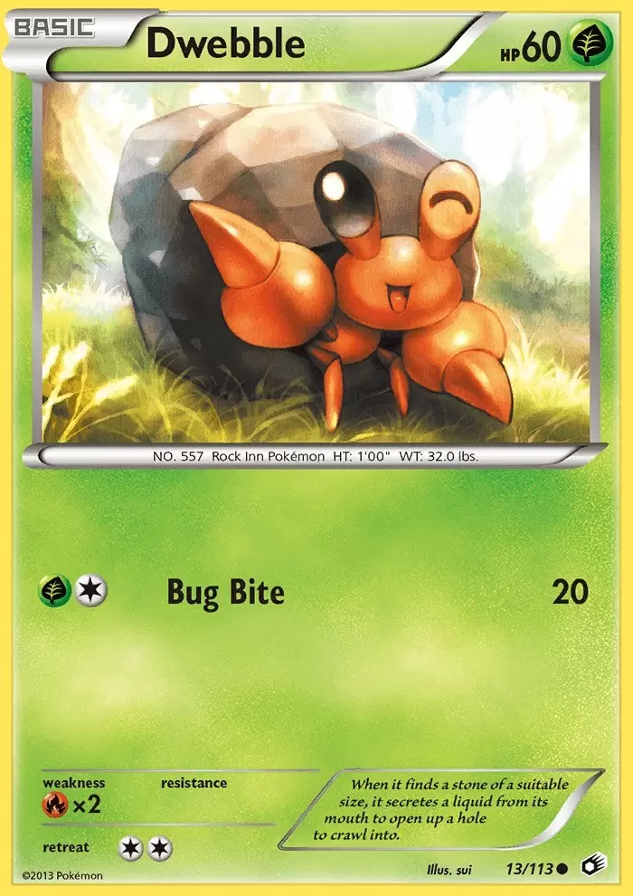 Legendary Treasures - Dwebble