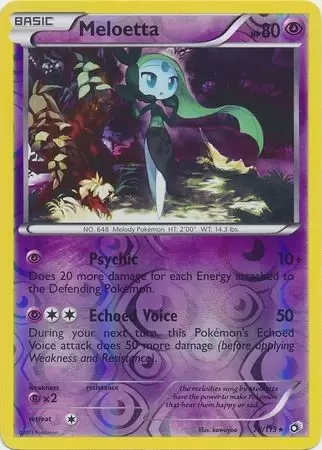 Legendary Treasures - Meloetta Reverse