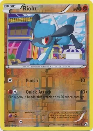 Legendary Treasures - Riolu Reverse