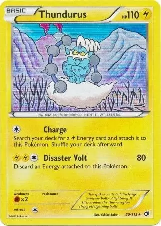 Legendary Treasures - Thundurus Holo