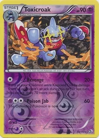 Legendary Treasures - Toxicroak Reverse