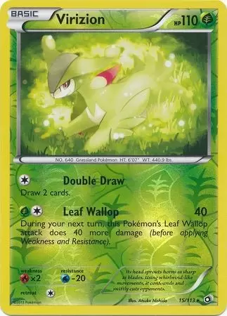 Legendary Treasures - Virizion Reverse
