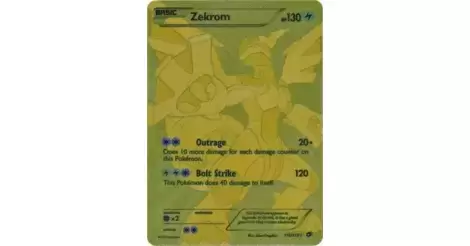 Zekrom-EX Legendary Treasures Pokemon Card