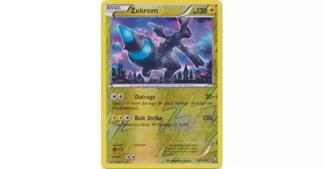  Pokemon - Zekrom ex (52/113) - Legendary Treasures - Holo :  Toys & Games