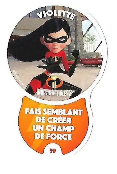 Cartes Auchan : Les Défis (Disney) - VIOLETTE