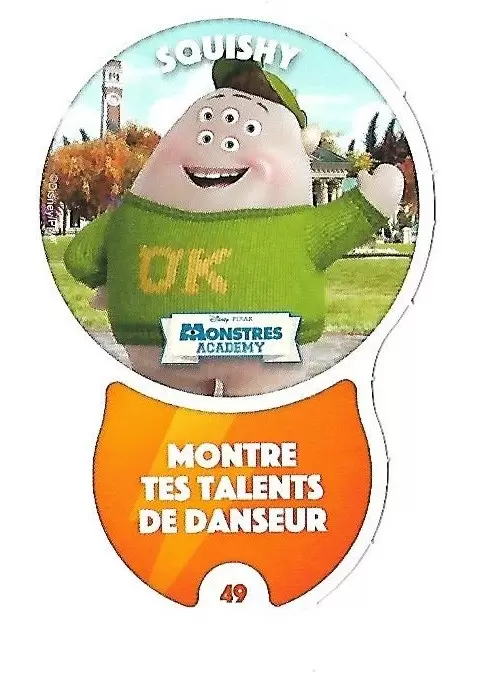 Cartes Auchan : Les Défis (Disney) - SQUISHY