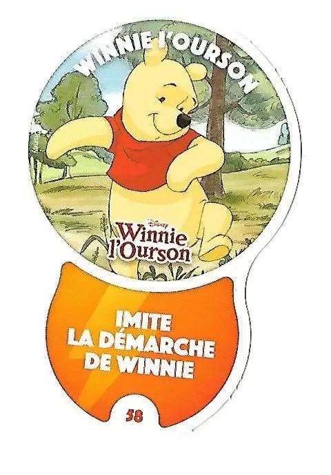 Cartes Auchan : Les Défis (Disney) - WINNIE   L  \'  OURSON