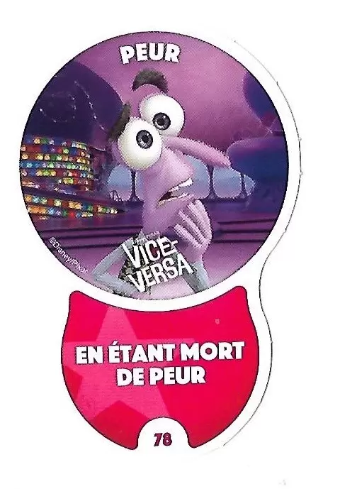 Cartes Auchan : Les Défis (Disney) - PEUR