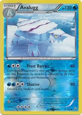 XY Flashfire - Avalugg Reverse