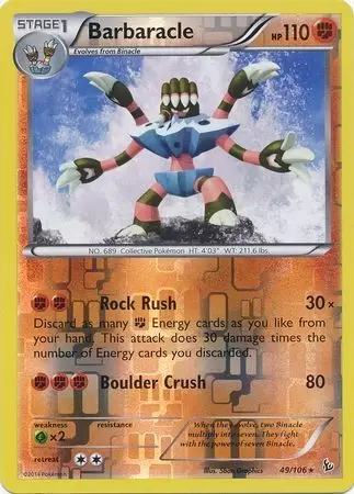 XY Flashfire - Barbaracle Reverse