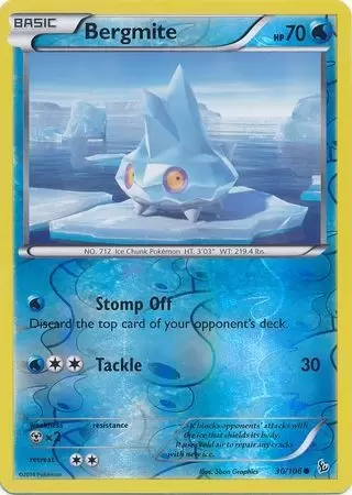 XY Flashfire - Bergmite Reverse