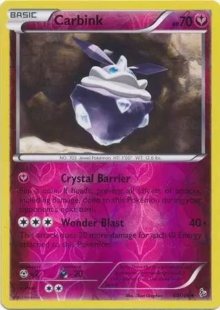 XY Flashfire - Carbink Reverse