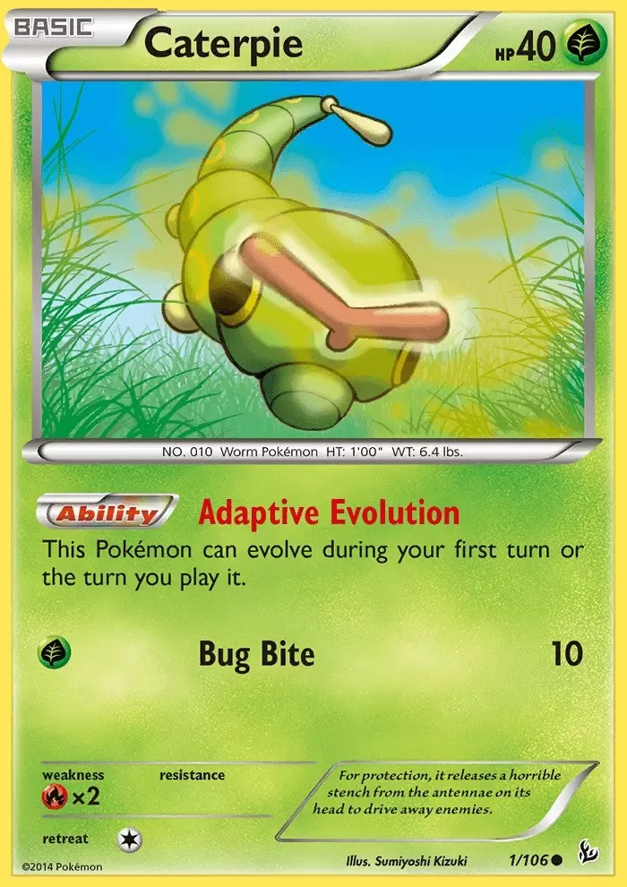 XY Flashfire - Caterpie