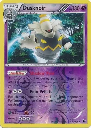 XY Flashfire - Dusknoir Reverse
