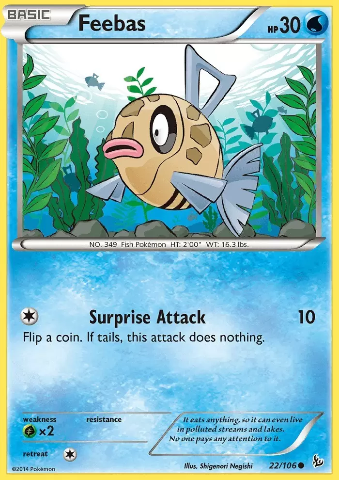 XY Flashfire - Feebas