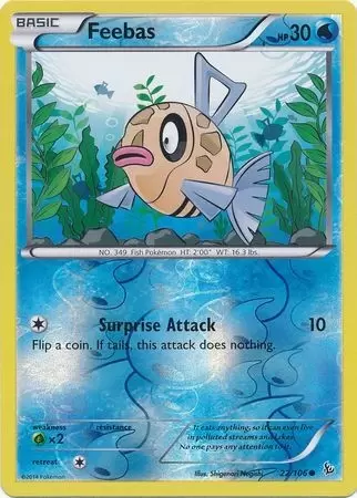 XY Flashfire - Feebas Reverse