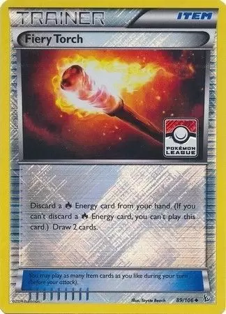 XY Flashfire - Fiery Torch Reverse Pokemon League