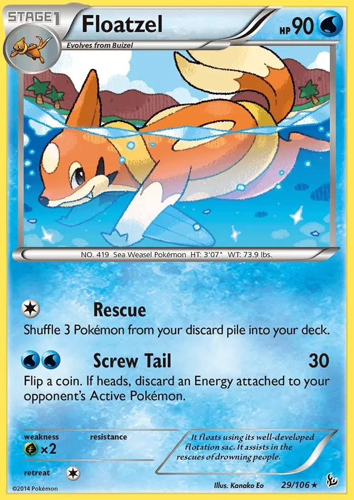 XY Flashfire - Floatzel