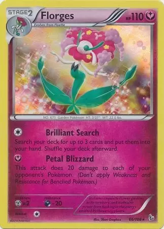 XY Flashfire - Florges Holo