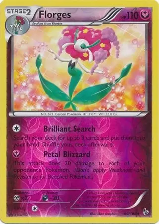 XY Flashfire - Florges Reverse