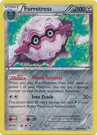 XY Flashfire - Forretress Reverse