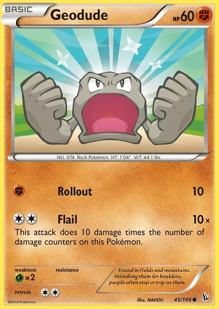 XY Flashfire - Geodude