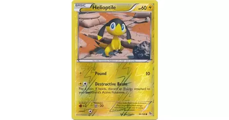 pokemon helioptile card