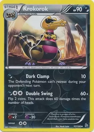 XY Flashfire - Krokorok Reverse
