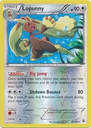 XY Flashfire - Lopunny Reverse