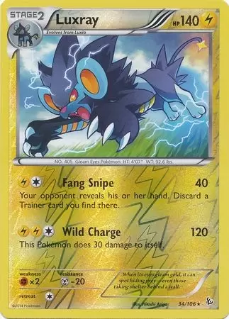 XY Flashfire - Luxray Reverse