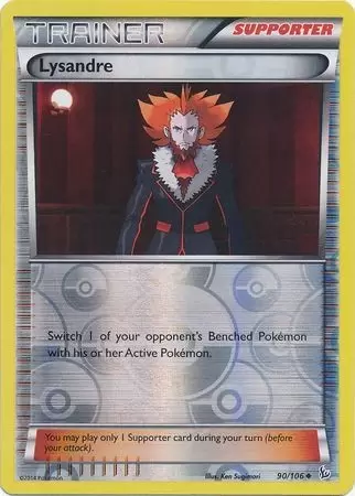 XY Flashfire - Lysandre Reverse