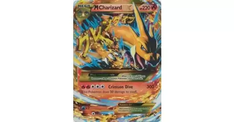 M Charizard Ex Pokemon Card 