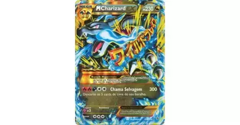 Card M Charizard-EX 107/106 da coleção Flashfire