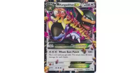 pokemon cards ex mega kangaskhan