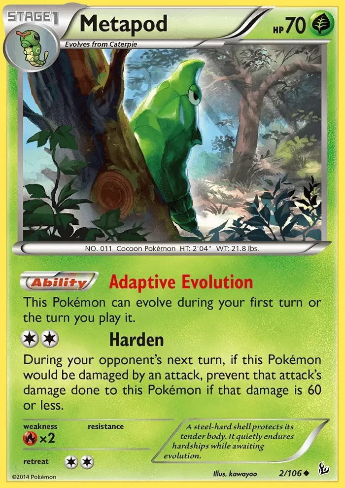 XY Flashfire - Metapod