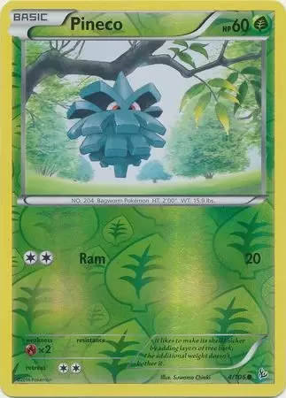 XY Flashfire - Pineco Reverse
