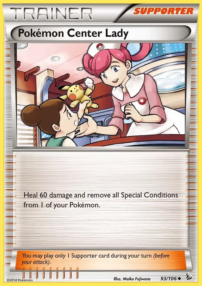 XY Flashfire - Pokémon Center Lady