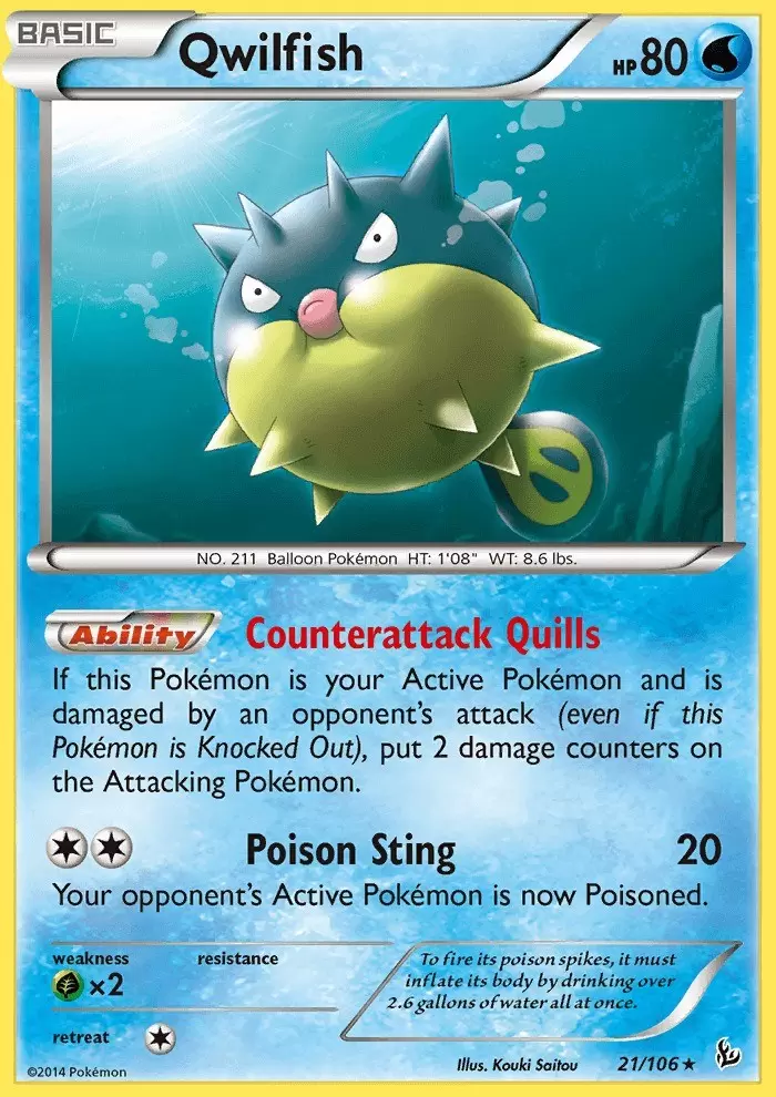 XY Flashfire - Qwilfish