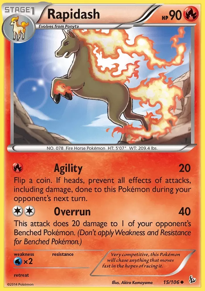 XY Flashfire - Rapidash