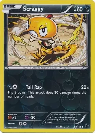XY Flashfire - Scraggy Reverse