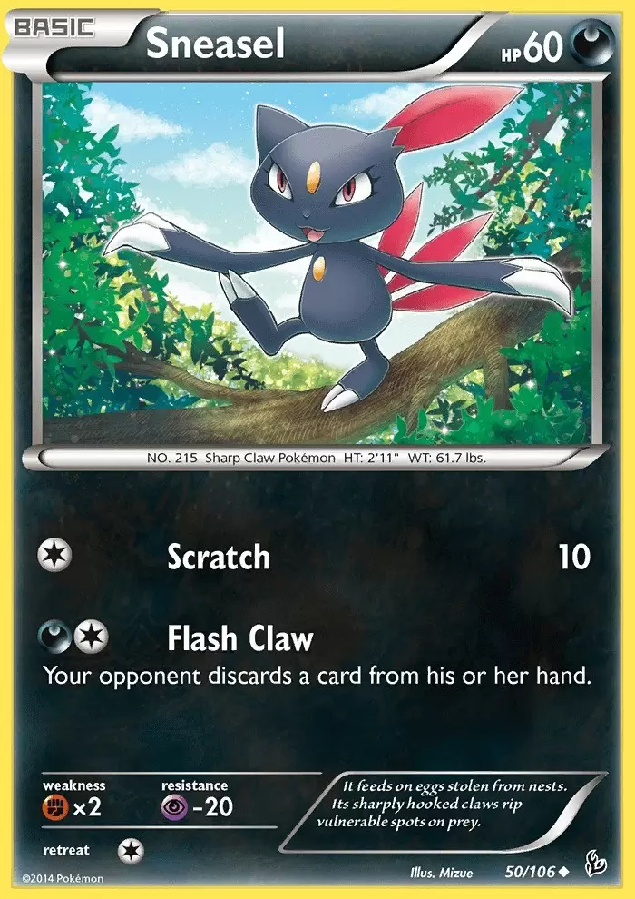 XY Flashfire - Sneasel