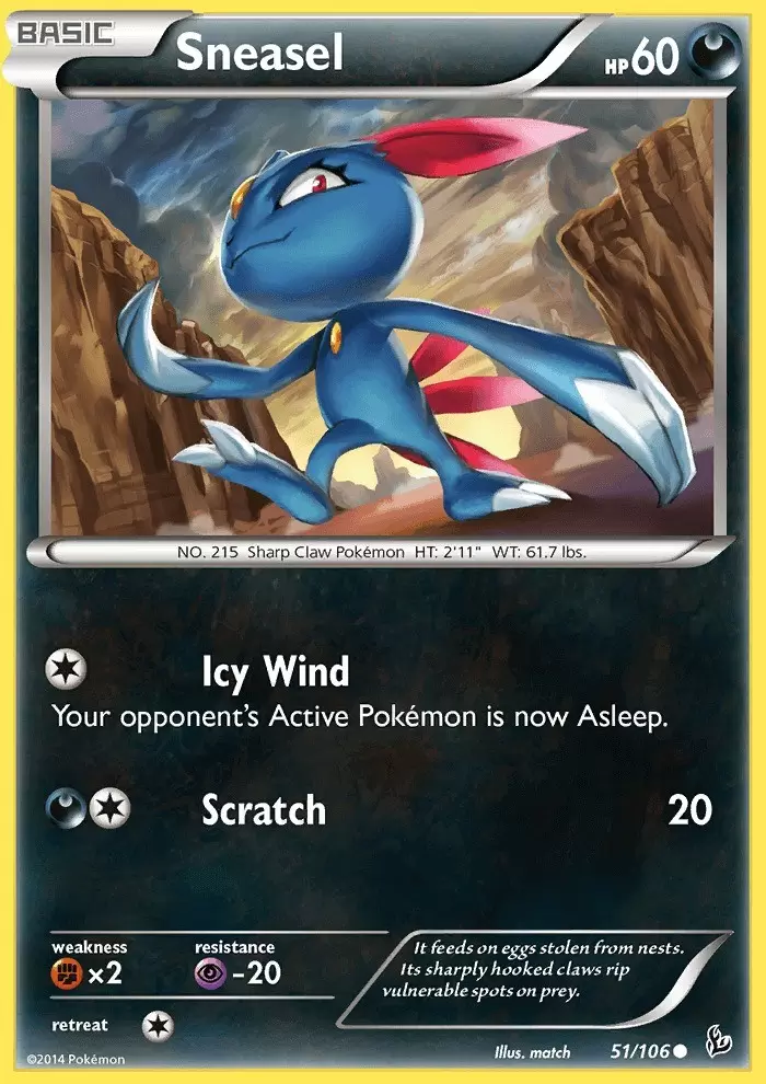 XY Flashfire - Sneasel