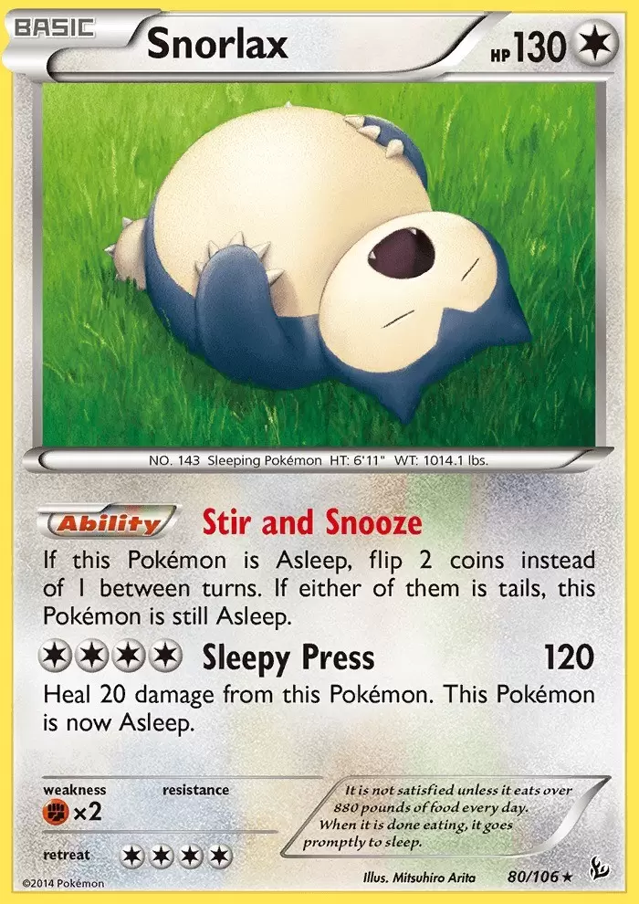 XY Flashfire - Snorlax
