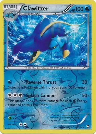 XY Furious Fists - Clawitzer Reverse