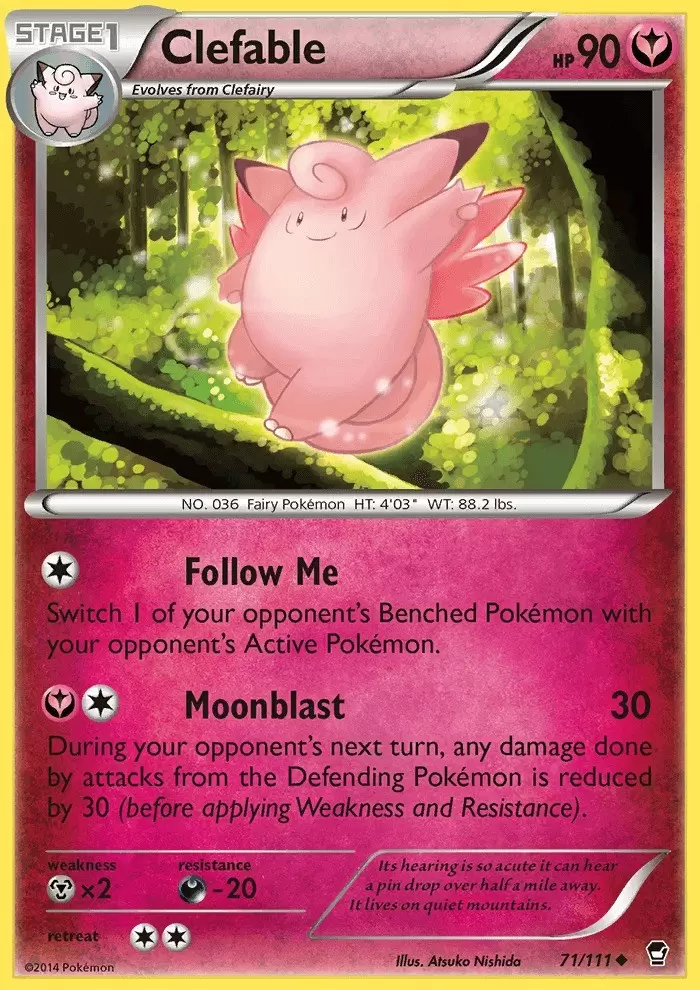 XY Furious Fists - Clefable