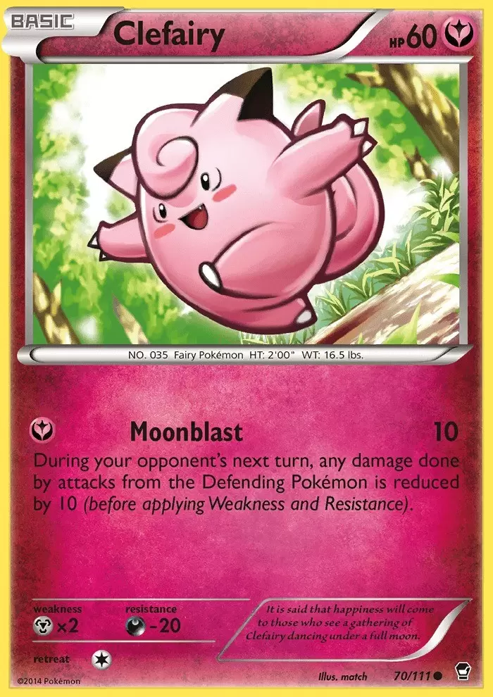 XY Furious Fists - Clefairy