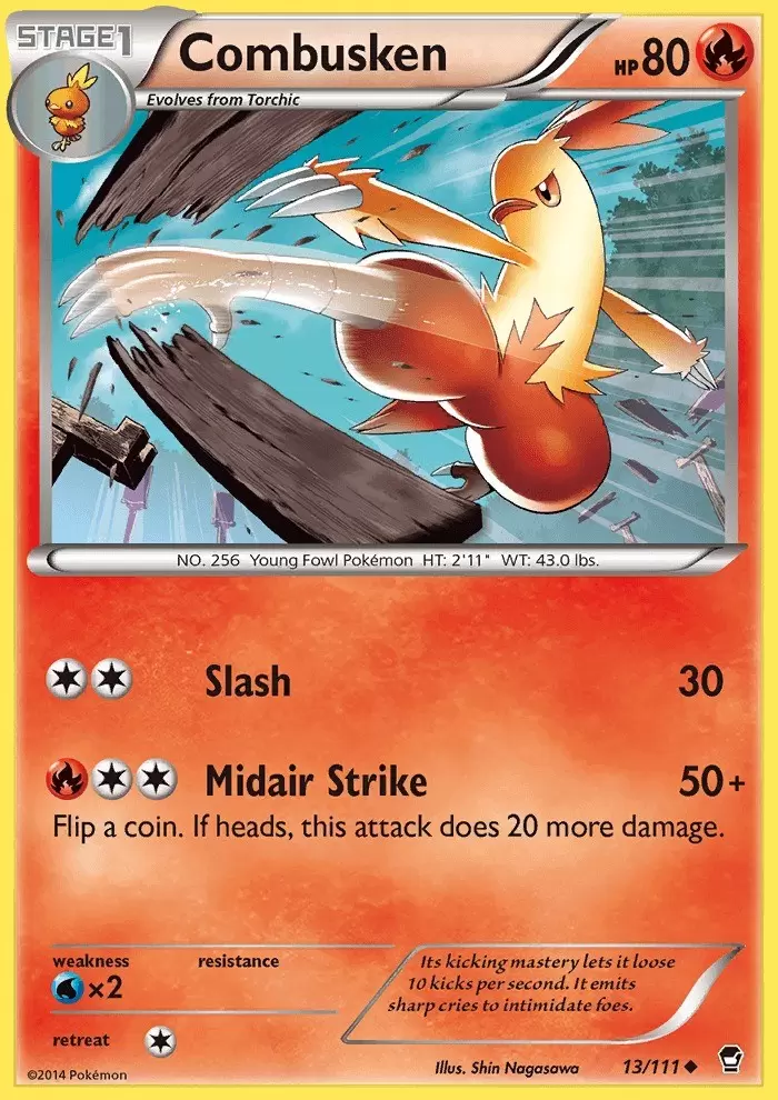 XY Furious Fists - Combusken