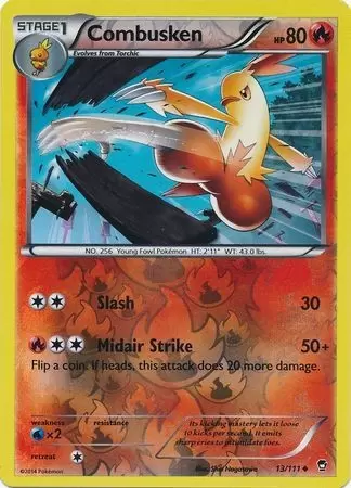 XY Furious Fists - Combusken Reverse