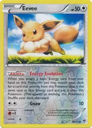 XY Furious Fists - Eevee Reverse