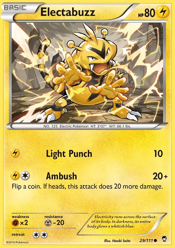 XY Furious Fists - Electabuzz